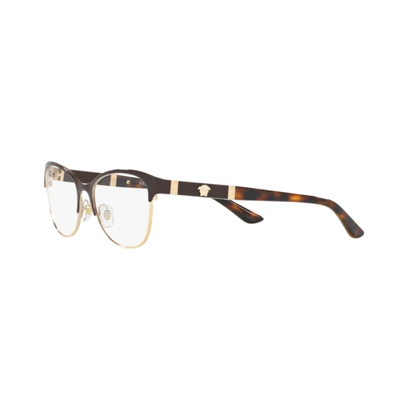 Versace VE 1233Q - 1344 Brown / Pale Gold
