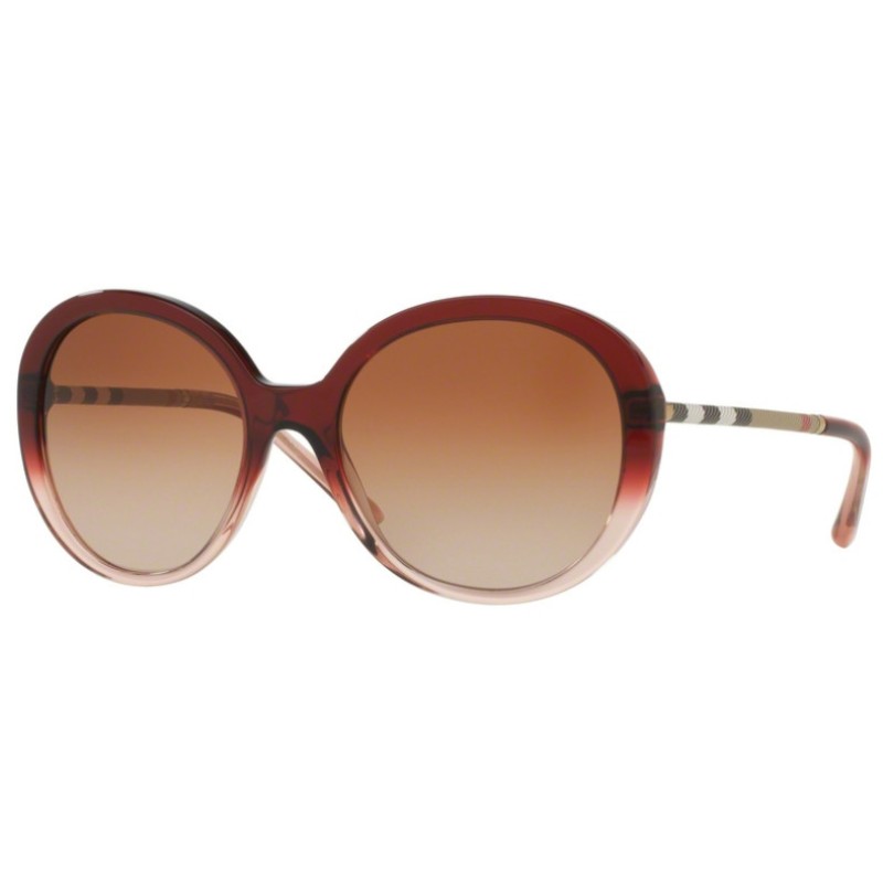 Burberry BE 4239Q 355313 Pink Bordeaux Shaded