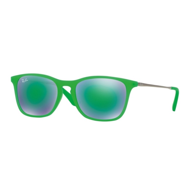 Ray-Ban RJ 9061S 70073R Green Fluo Trasp Rubber Junior