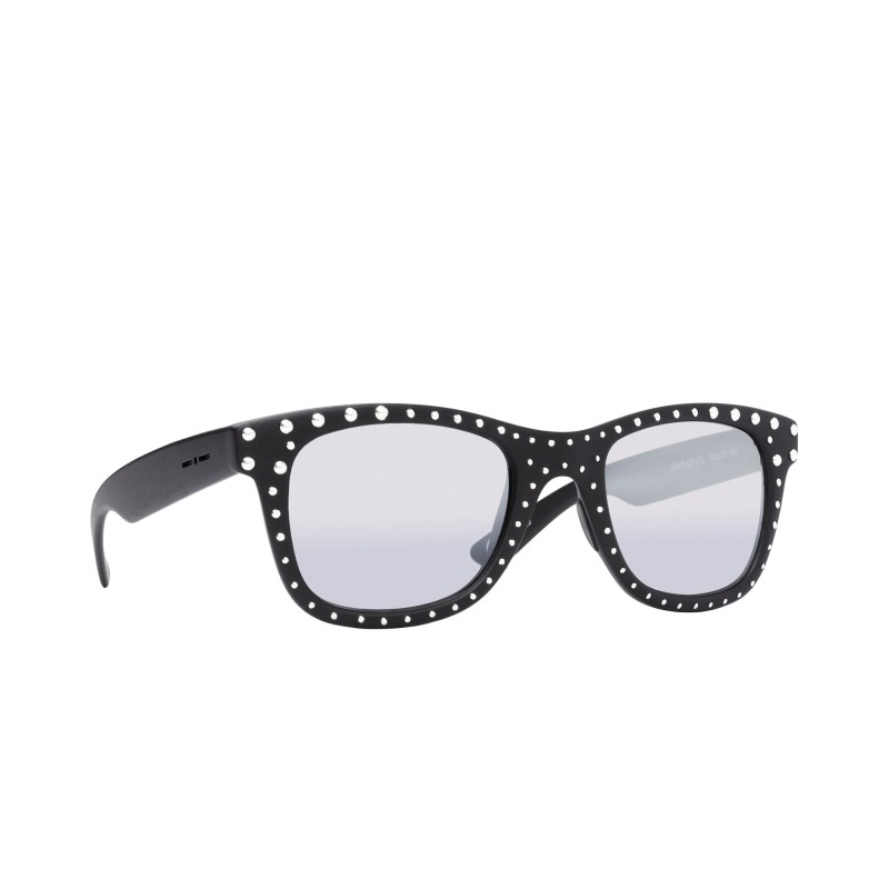 Italia Independent Sunglasses I-LUX - 0090R.009.075 Black Silver