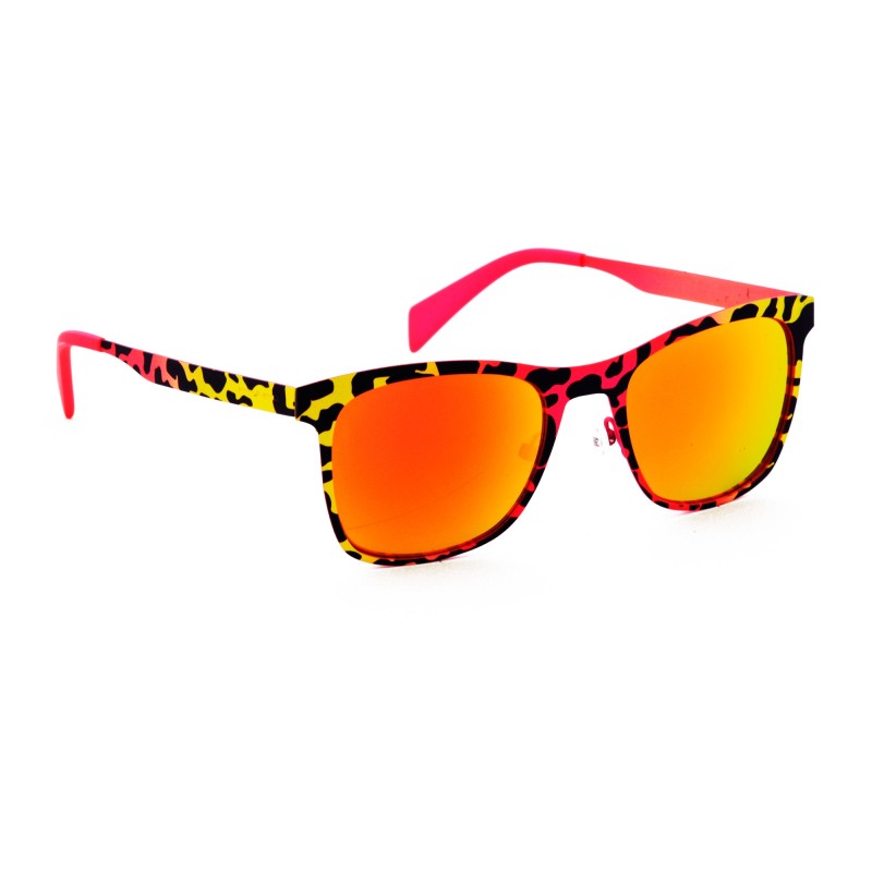 Italia Independent Sunglasses I-METAL - 0024.018.063 Pink Yellow