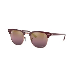 Ray-Ban RB 3716 Clubmaster Metal 9253G9 Bordeaux On Rose Gold