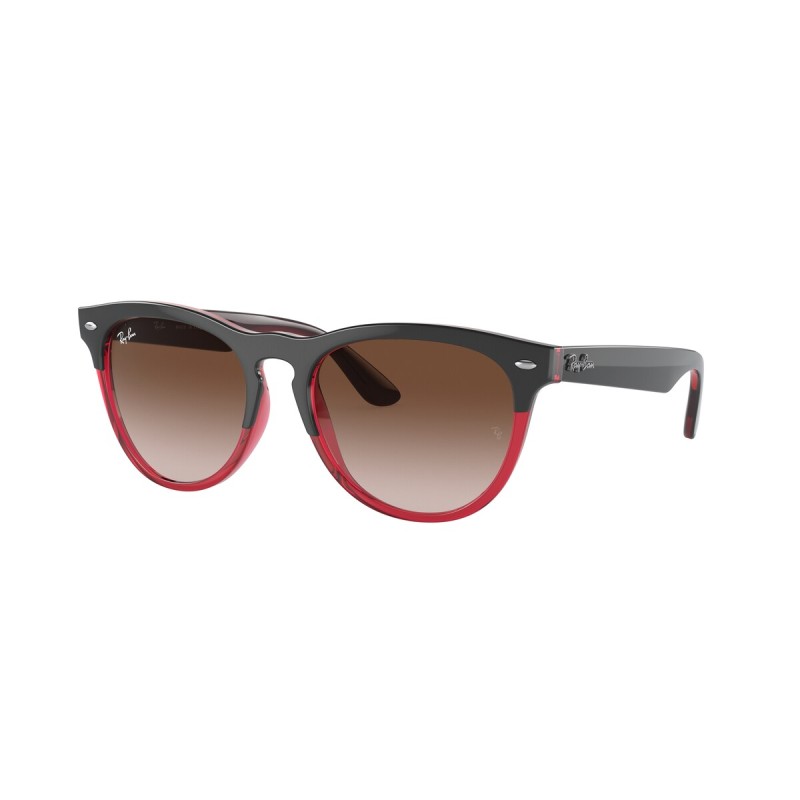 Ray-Ban RB 4471 Iris 663113 Grey On Transparent Red
