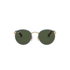Ray-Ban RB 3475Q Round Craft 919431 Gold/blue Jeans