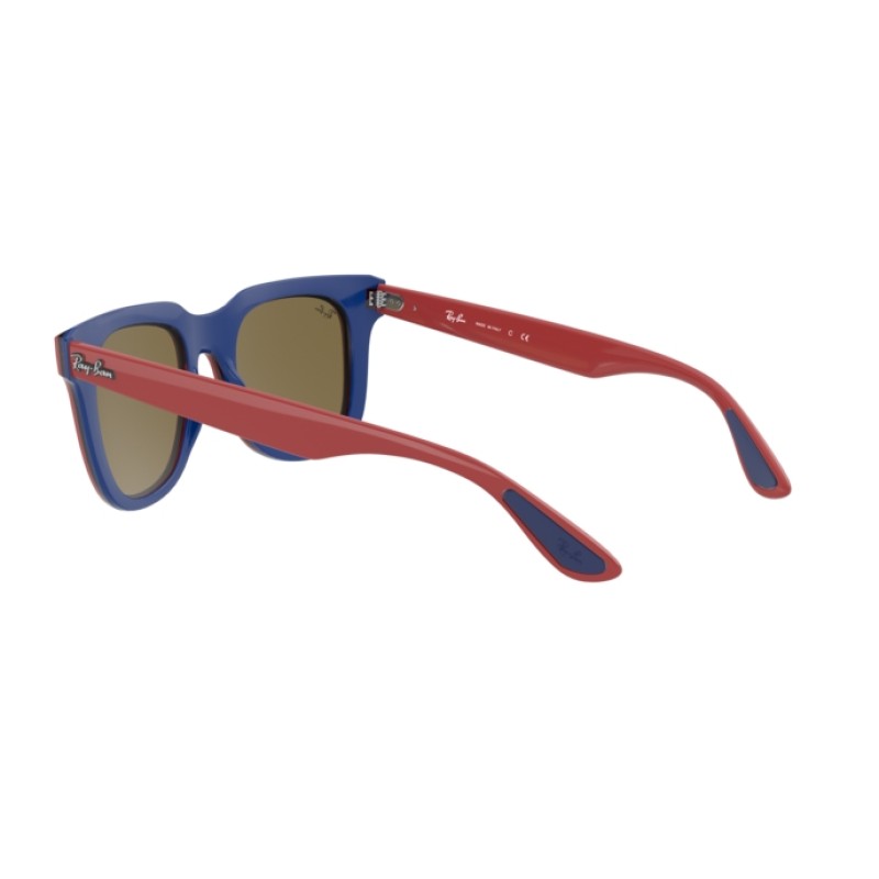 Ray-Ban RB 4368 - 652273 Red Red Light Blu