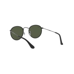 Ray-Ban RB 3475Q Round Craft 9040 Leather Black