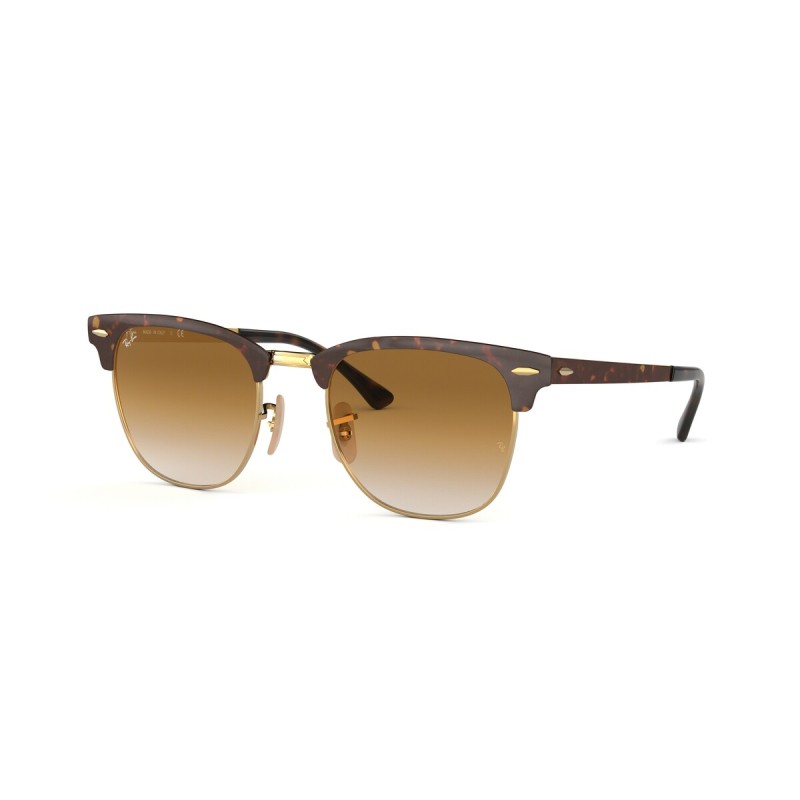 Ray-Ban RB 3716 Clubmaster Metal 900851 Gold Top Havana