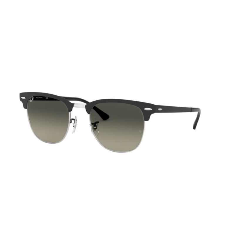 Ray-Ban RB 3716 Clubmaster Metal 911871 Silver On Top Matte Black