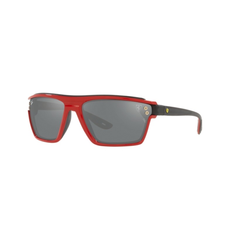 Ray-Ban RB 4370M - F6236G Red On Rubber Black