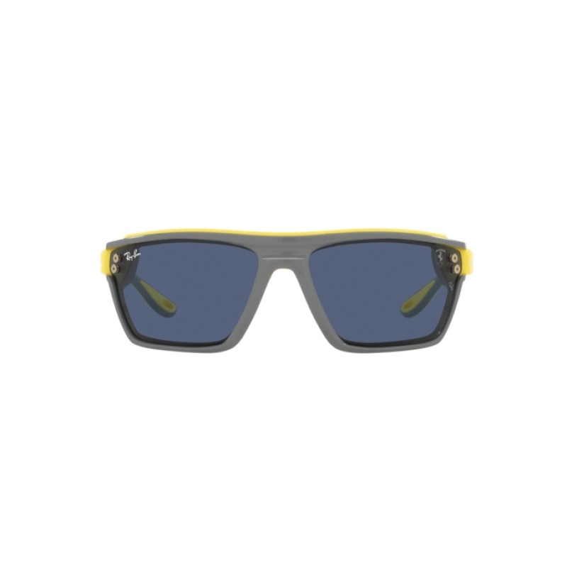 Ray-Ban RB 4370M - F67380 Rubber Yellow On Blue