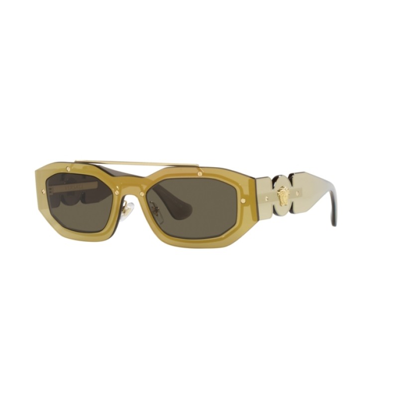 Versace VE 2235 - 1002/3 Transparent Brown Mirror Gold