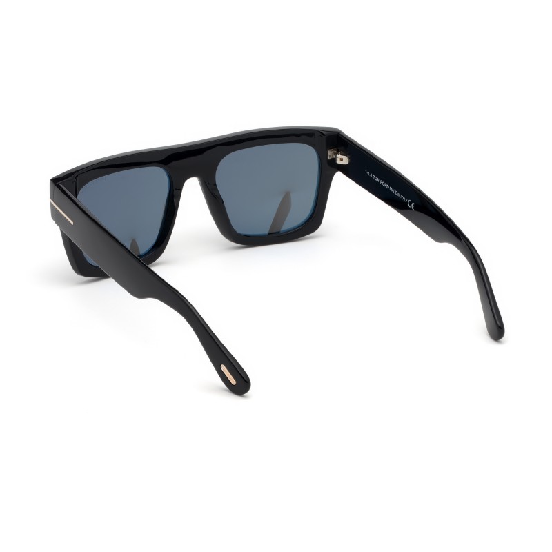 Tom Ford FT 0711 FAUSTO - 01A  Shiny Black