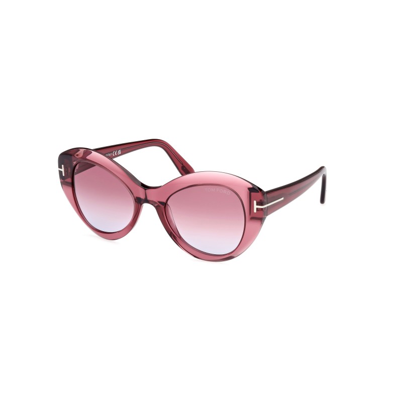 Tom Ford FT 1084 GUINEVERE - 66Y Shiny Red