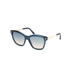 Tom Ford FT 1087 LUCIA - 90P Shiny Blue
