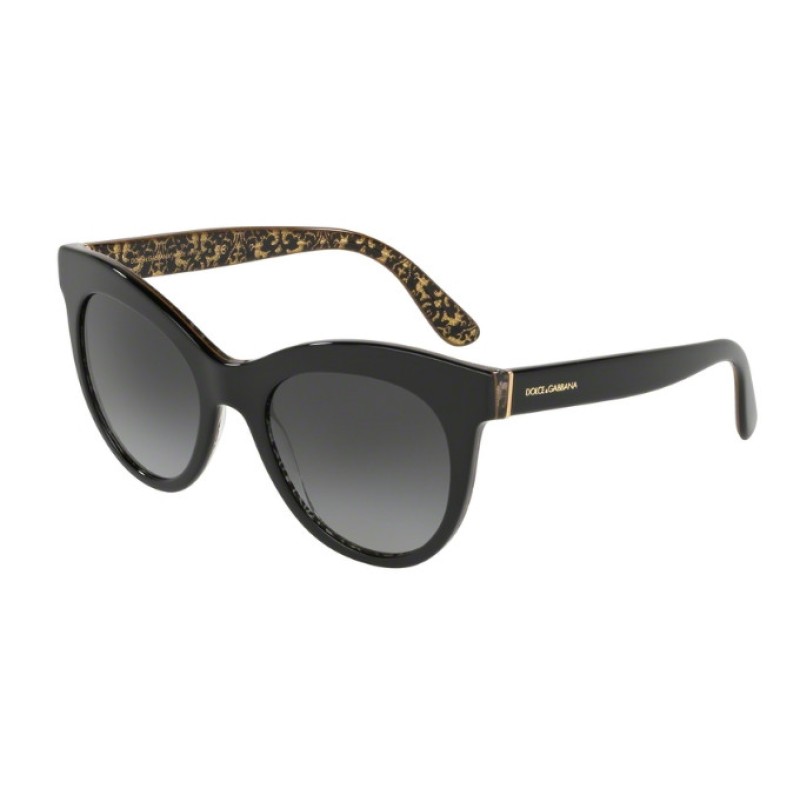 Dolce & Gabbana DG 4311 - 32158G Black On Damascus Glitter Blac