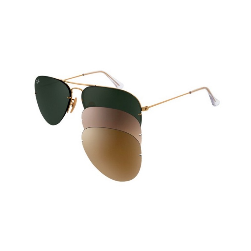 Ray-Ban RB 3460 001-71 Flip Out Gold
