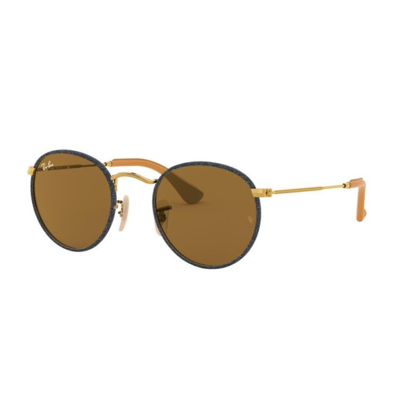 Ray-Ban RB 3475Q Round Craft 919233 Gold/blue Jeans