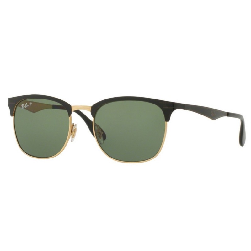 Ray-Ban RB 3538 - 187/9A Top Shiny Black On Gold