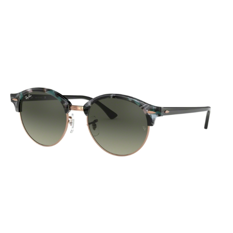 Ray-Ban RB 4246 Clubround 125571 Spotted Grey/green