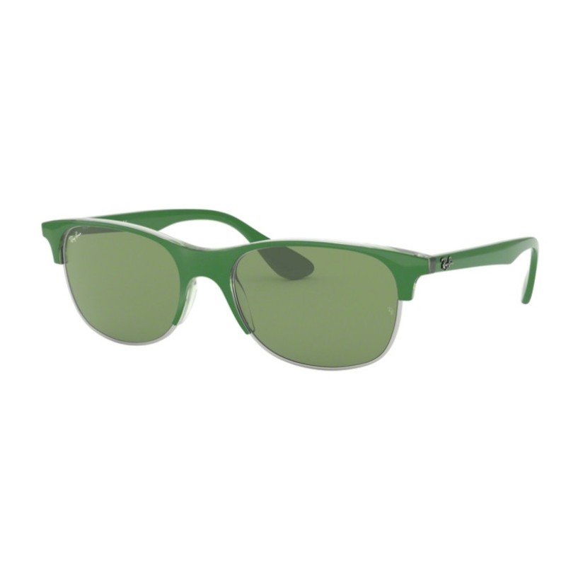 Ray-Ban RB 4319 - 6410/2 Top Green On Trasparent Green