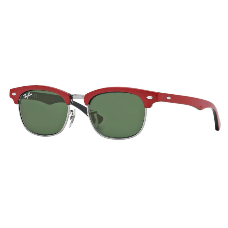 Ray-Ban Junior RJ 9050S Junior Clubmaster 162/71 Top Red On Black