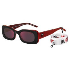 Hugo Boss HG 1220/S - OIT AO Black Red