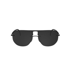 Silhouette- 8704 Accent Shades 9140 Black Polarized
