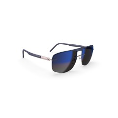 Silhouette 8738 Accent Shades Pedralbes 4540 Navy Blue
