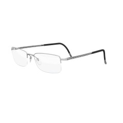 Silhouette 5428 Illusion Nylor 6051 Silver - Crystal Black