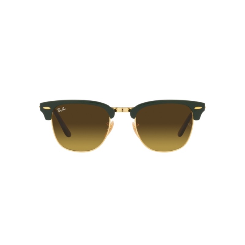 Ray-Ban RB 2176 Clubmaster Folding 136885 Green On Gold