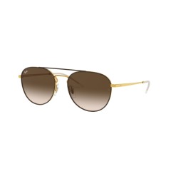 Ray-Ban RB 3589 - 905513 Gold Top On Brown