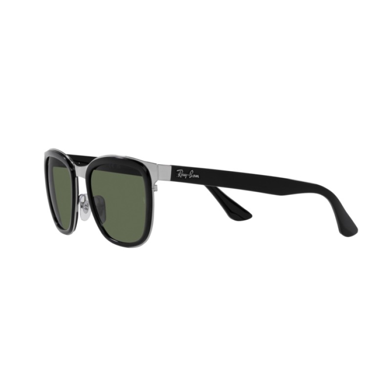 Ray-ban RB 3709 Clyde 003/71 Black On Silver