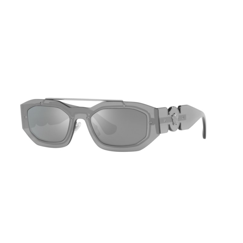 Versace VE 2235 - 10016G Transp Grey Mirror Silver