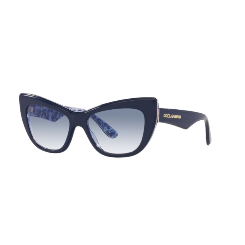 Dolce & Gabbana DG 4417 - 341419 Blue On Blue Maiolica
