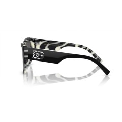 Dolce & Gabbana DG 4449 - 3372/P Black On Zebra