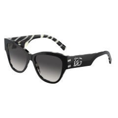Dolce & Gabbana DG 4449 - 3372/P Black On Zebra