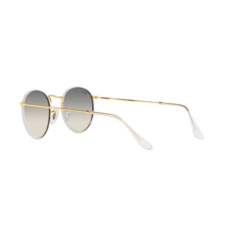 Ray-Ban RB 3447JM Round Full Color 919632 Grey On Legend Gold