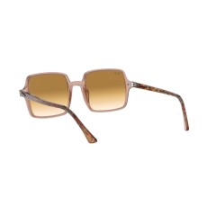 Ray-Ban RB 1973 Square Ii 128151 Trasparent Light Brown