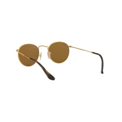 Ray-Ban RB 3447N Round Metal 001/Z2 Shiny Gold