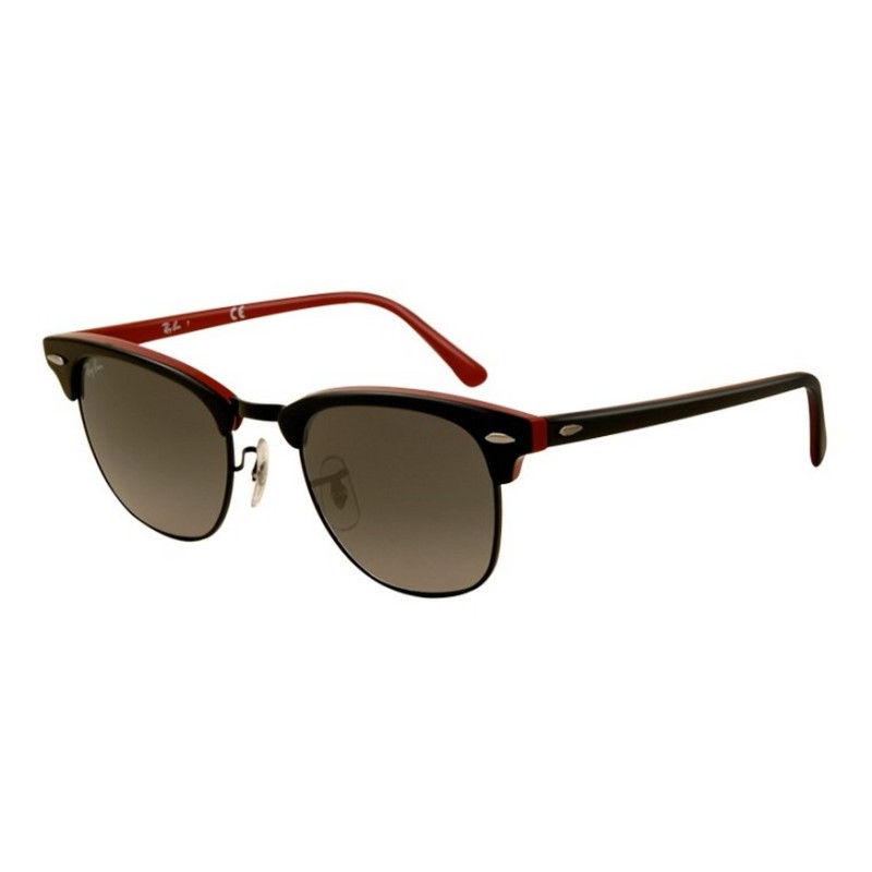 Ray-Ban RB 3016 1103-71 Clubmaster Black/Red