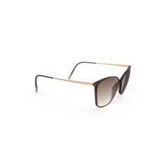 Silhouette 3192 Sun Lite Collection Baden 6030 Chocolate Brown - Gold