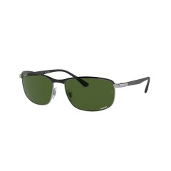 Ray-Ban RB 3671CH - 9144P1 Black On Silver