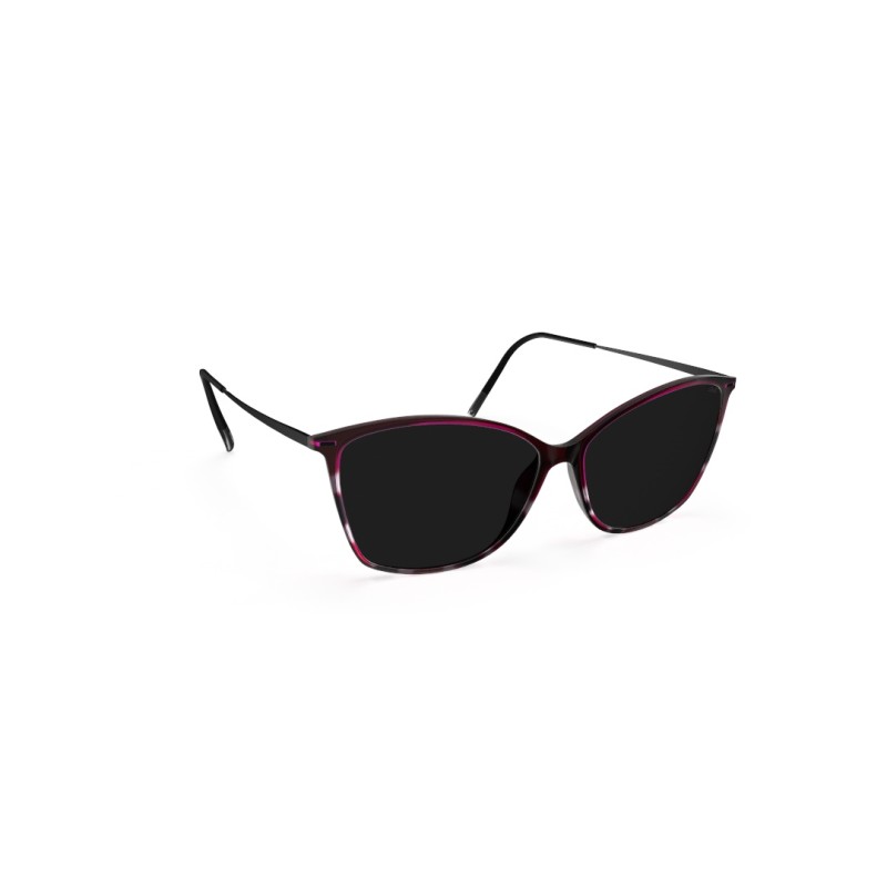 Silhouette 3192 Sun Lite Collection Baden 3540 Pink Bouquet - Black